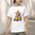 Back To School Sloth School Bus 100 Days Of School Graphic Toddler T-Shirt