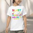 Blast Off Into First Grade Squad First Day Back To School Graphic Toddler T-Shirt