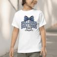 Bulldogs Mascot Team Spirit Sports Fan Back To School Graphic Toddler T-Shirt Bulldogs Mascot Team Spirit Sports Fan Back To School Graphic Toddler T-Shirt