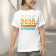 Class Of 2035 Countdown In Progress Fun Back To School Retro Graphic Toddler T-Shirt Class Of 2035 Countdown In Progress Fun Back To School Retro Graphic Toddler T-Shirt