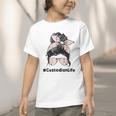 Custodian Life Messy Bun Hair Glasses Leopard Back To School Graphic Toddler T-Shirt Custodian Life Messy Bun Hair Glasses Leopard Back To School Graphic Toddler T-Shirt