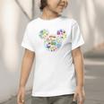Disney Mickey And Friends Back To School Supplies Logo Fill Graphic Toddler T-Shirt