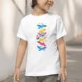 Eagle Colorful Rainbow Back To School Kids Boys Girls Graphic Toddler T-Shirt