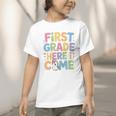 First Grade Here I Come Unicorn Back To School Graphic Toddler T-Shirt First Grade Here I Come Unicorn Back To School Graphic Toddler T-Shirt