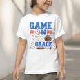 Game On First Grade Boy Baseball Back To School Graphic Toddler T-Shirt Game On First Grade Boy Baseball Back To School Graphic Toddler T-Shirt