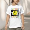 Girls Kindergarten Vibes Smile Face Back To School Kinder Graphic Toddler T-Shirt