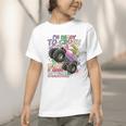 Girls Monster Trucks Ready To Crush Preschool Back To School Graphic Toddler T-Shirt