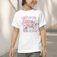 Girls Second Grade Coquette Bow Pink Preppy Back To School Graphic Toddler T-Shirt