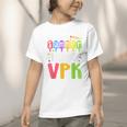 Goodbye Summer Hello VPK First Day Of VPK Back To School Graphic Toddler T-Shirt