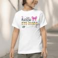 Hello 5th Grade Girls Coquette Fifth Grade Back To School Graphic Toddler T-Shirt