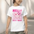 Hello Fifth Grade Coquette Bow Back To School 5th Grade Girl Graphic Toddler T-Shirt Hello Fifth Grade Coquette Bow Back To School 5th Grade Girl Graphic Toddler T-Shirt