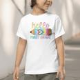 Hello First Grade Back To School Pencil Tie Dye 1st Grade Graphic Toddler T-Shirt Hello First Grade Back To School Pencil Tie Dye 1st Grade Graphic Toddler T-Shirt