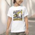 I'm Ready To Dig Kindergarten Back To School Excavator Graphic Toddler T-Shirt I'm Ready To Dig Kindergarten Back To School Excavator Graphic Toddler T-Shirt