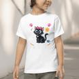 It's Fine I'm Fine Everything Is Fine Cat Back To School Graphic Toddler T-Shirt