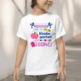 Kids Back To School Here I Come Kindergarten Girls TK Grad Graphic Toddler T-Shirt Kids Back To School Here I Come Kindergarten Girls TK Grad Graphic Toddler T-Shirt
