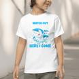 Kids Back To School Watch Out Kindergarten Here I Come Shark Boys Graphic Toddler T-Shirt