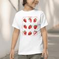Kindergarten Is My Jam Strawberry Back To School Girls Boys Graphic Toddler T-Shirt