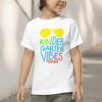 Kindergarten Vibes Only Glow Sunglasses Back To School Graphic Toddler T-Shirt Kindergarten Vibes Only Glow Sunglasses Back To School Graphic Toddler T-Shirt
