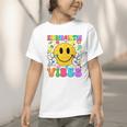 Kindergarten Vibes Smile Face Back To School Kinder Girl Kid Graphic Toddler T-Shirt