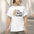 Lil Miss 4th Grade Coquette Bow Pencil Back To School Girls Graphic Toddler T-Shirt
