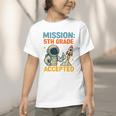 Mission Fifth 5th Grade Accepted Back To School Vintage Graphic Toddler T-Shirt