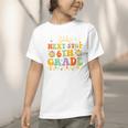 Next Stop 6th Grade Groovy Retro Sixth Grade Back To School Graphic Toddler T-Shirt