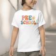 Preschool Team Retro Groovy Vintage Back To School Pre-K Graphic Toddler T-Shirt