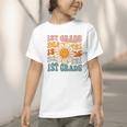 Retro 1st Grade Daisy Colorful Back To School First Grade Graphic Toddler T-Shirt Retro 1st Grade Daisy Colorful Back To School First Grade Graphic Toddler T-Shirt