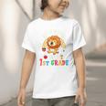 Roaring Into First Grade Lion 1st Grade Back To School Graphic Toddler T-Shirt Roaring Into First Grade Lion 1st Grade Back To School Graphic Toddler T-Shirt