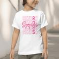 Senior 2025 Coquette Pink Bow Class Of 2025 Back To School Graphic Toddler T-Shirt Senior 2025 Coquette Pink Bow Class Of 2025 Back To School Graphic Toddler T-Shirt