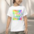 Straight Into 4th Grade Fourth Grade Back To School Graphic Toddler T-Shirt Straight Into 4th Grade Fourth Grade Back To School Graphic Toddler T-Shirt