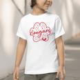 Vintage Cougars School Sports Team Spirit Back To School Graphic Toddler T-Shirt