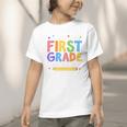 Watch Out First Grade Here I Come 1St Grade Back To School Graphic Toddler T-Shirt Watch Out First Grade Here I Come 1St Grade Back To School Graphic Toddler T-Shirt