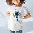 Back To School 2025 Robot Pencil For Kids Graphic Toddler T-Shirt Back To School 2025 Robot Pencil For Kids Graphic Toddler T-Shirt