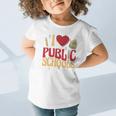 Back To School Education I Love Public Schools Graphic Toddler T-Shirt Back To School Education I Love Public Schools Graphic Toddler T-Shirt