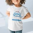 Back To School First Day Of Preschool Police Car Boys Graphic Toddler T-Shirt