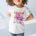 Back To School Unicorn Girls I'm Ready To Crush 1st Grade Graphic Toddler T-Shirt