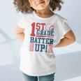 Baseball 1st Grade Back To School 1st Grade Batter Up Graphic Toddler T-Shirt