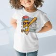 Baseball Player Pencil Back To School Cute Sport Students Graphic Toddler T-Shirt Baseball Player Pencil Back To School Cute Sport Students Graphic Toddler T-Shirt