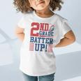 Baseball Second Grade Back To School 2nd Grade Batter Up Graphic Toddler T-Shirt