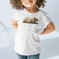 Bruh We Back To School Capybara First Day Of School Graphic Toddler T-Shirt