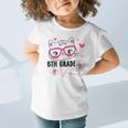 Cute 6th Grade Vibes Cat Kitten Lover Back To School Girls Graphic Toddler T-Shirt