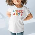 Fine Arts Squad Boho Cute Back To School Fine Arts Graphic Toddler T-Shirt