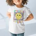 Girls 2nd Grade Vibes Smile Face Back To School Second Grade Graphic Toddler T-Shirt