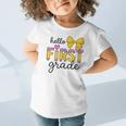 Hello First Grade For Girls Boys Cute Back To School Pencil Graphic Toddler T-Shirt Hello First Grade For Girls Boys Cute Back To School Pencil Graphic Toddler T-Shirt