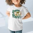 Leaping Into Pre-K Jumping Tree Frog Back To School Fun Graphic Toddler T-Shirt Leaping Into Pre-K Jumping Tree Frog Back To School Fun Graphic Toddler T-Shirt