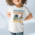 Mission Fifth 5th Grade Accepted Back To School Vintage Graphic Toddler T-Shirt