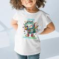 Ready To Crush Kindergarten Cute Robot Back To School Graphic Toddler T-Shirt Ready To Crush Kindergarten Cute Robot Back To School Graphic Toddler T-Shirt