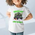 Rollin' Into 2nd Grade Monster Truck Back To School Boys Graphic Toddler T-Shirt