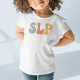SLP Groovy Women Appreciation Day Hello Back To School Graphic Toddler T-Shirt